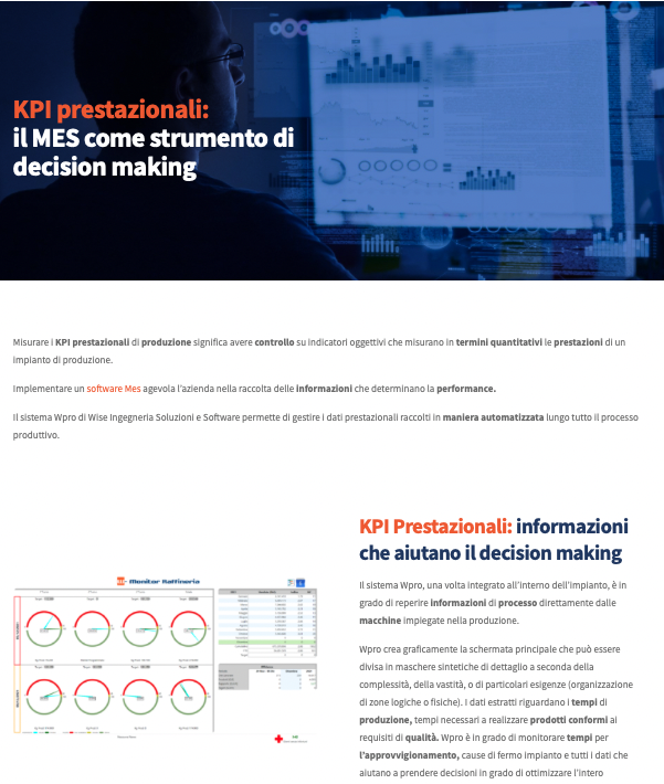 KPI prestazionali